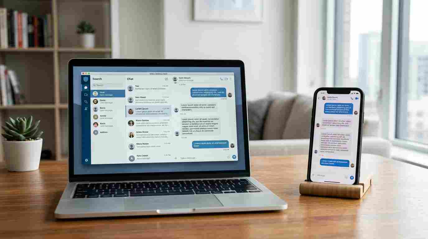 Safew桌面端与移动端功能对比示意图